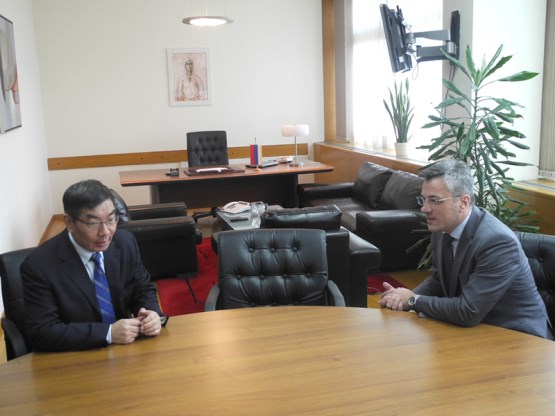 Zamjenik predsjedavajućeg Doma naroda Ognjen Tadić razgovarao s ambasadorom NR Kine u BiH